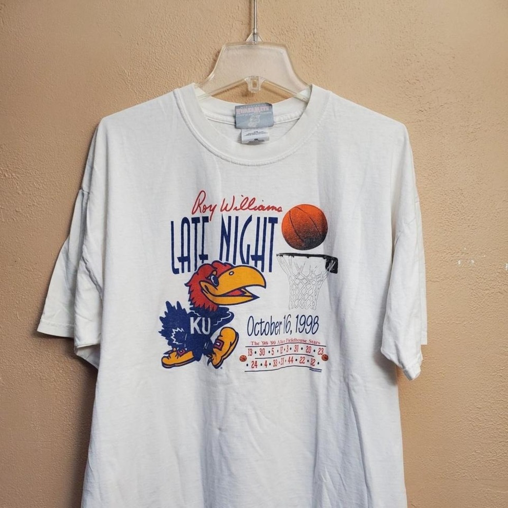 1998 Roy Williams Late Night KU Basketball T-shirt
